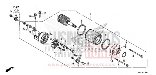 STARTER MOTOR CRF1000D2J de 2018